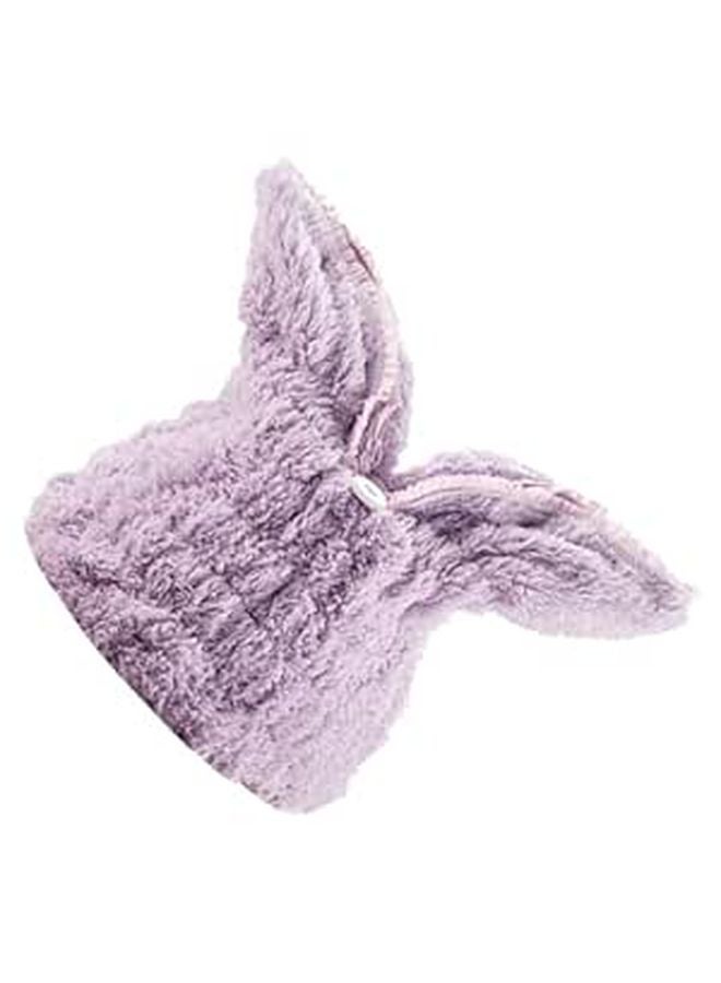 Pink Quick Dry Hair Drying Shower Cap Thickened Towel For Women Bathing Spa - Image 1