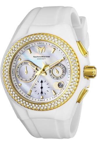 TechnoMarine Lady Cruise Valentine Quartz Watch White TM117046 - Image 1