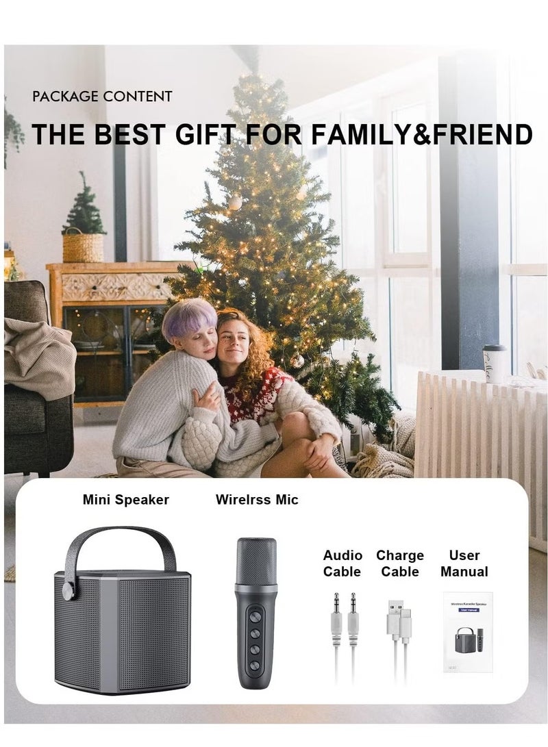 JAJEEK "Bluetooth Karaoke Speaker for Kids & Family | Professional Microphone with Built-In PA System | Portable Outdoor Singing Speaker | Perfect for Karaoke Parties, Home Entertainment, Outdoor Events, & Kids Singing Fun" - Image 4