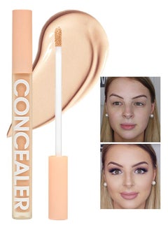 Hydrating Liquid Concealer Serum For Women, Lightweight Warm Peach Cream Concealer, Oil-Free Moisturizing Foundation For Corrects Tattoo Cover Up, Waterproof (IVORY COLOR)