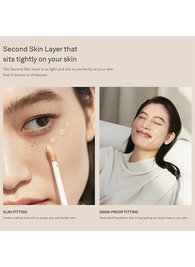 XIXI - Hydrating Liquid Concealer Serum For Women, Lightweight Warm Peach Cream Concealer, Oil-Free Moisturizing Foundation For Corrects Tattoo Cover Up, Waterproof (IVORY COLOR) - Image 1