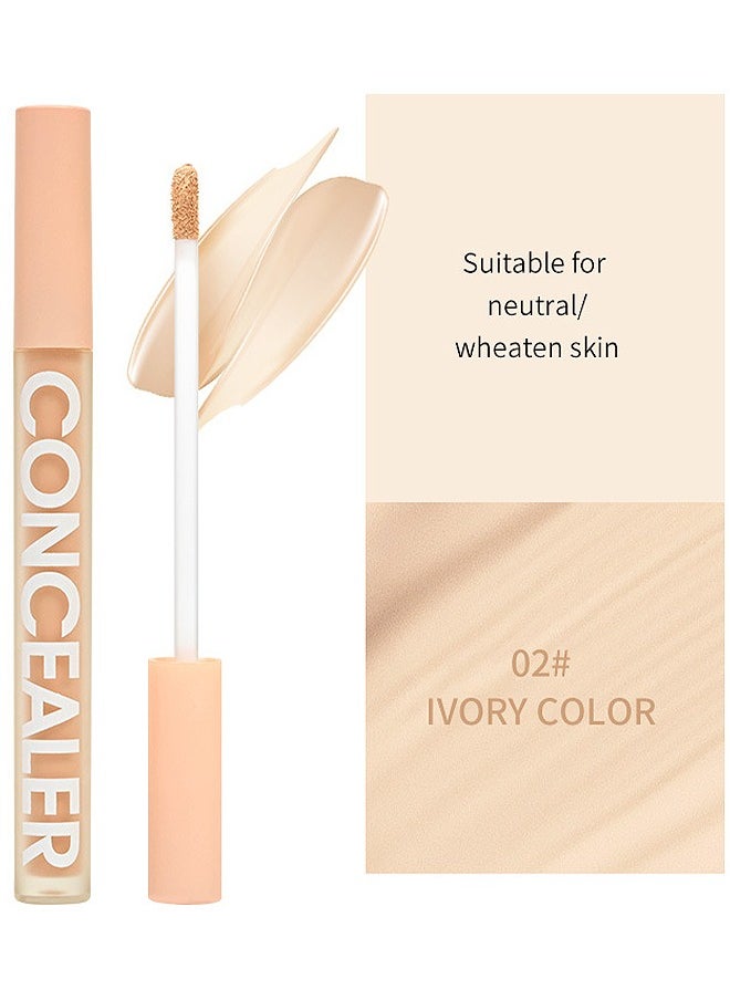 XIXI - Hydrating Liquid Concealer Serum For Women, Lightweight Warm Peach Cream Concealer, Oil-Free Moisturizing Foundation For Corrects Tattoo Cover Up, Waterproof (IVORY COLOR) - Image 1