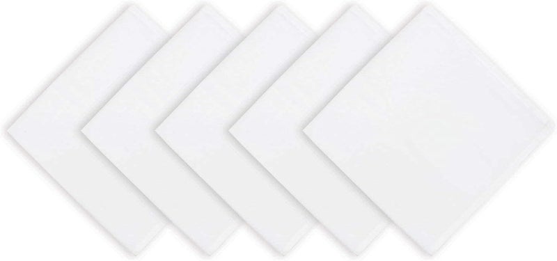 Arkwright, LLC Arkwright Restaurant Cloth Napkins  Pack of 25 Spun Polyester Dinner Napkin with Hemmed Edges  Ideal for Dinner Wedding Party Banquet Kitchen 20 x 20 in White - Image 5