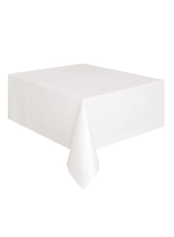 Unique White Plastic Table Cover
