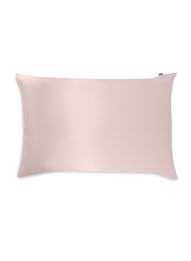 BRIGHTLY LABS - Silver-Infused Mulberry Silk Pillowcase - Antibacterial, Hypoallergenic, Skin & Hair Care - Grade 6A Silk with Silver Ion Treatment. Queen size, Envelope closure. - Image 1
