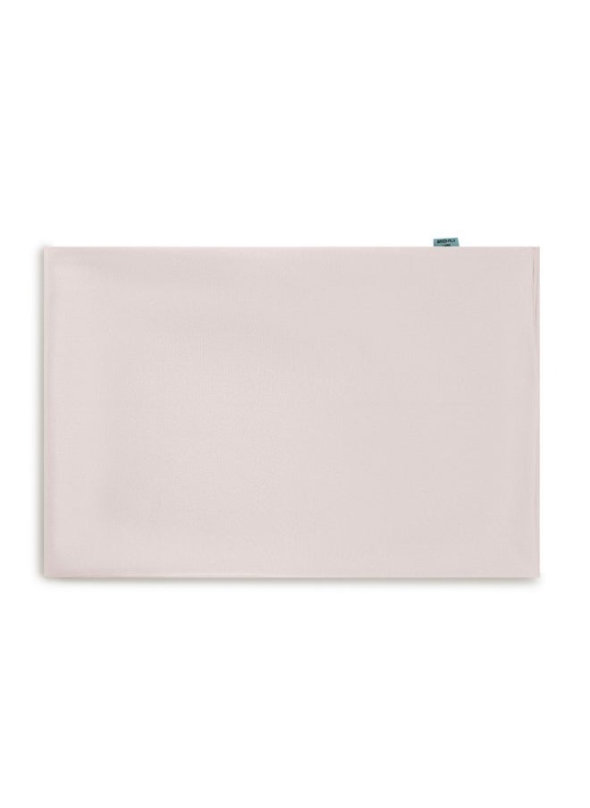 BRIGHTLY LABS - Silver-Infused Mulberry Silk Pillowcase - Antibacterial, Hypoallergenic, Skin & Hair Care - Grade 6A Silk with Silver Ion Treatment. Queen size, Envelope closure. - Image 1