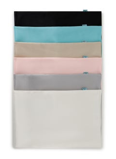 BRIGHTLY LABS Silver-Infused Mulberry Silk Pillowcase - Antibacterial, Hypoallergenic, Skin & Hair Care - Grade 6A Silk with Silver Ion Treatment. Queen size, Envelope closure.  - Image 5