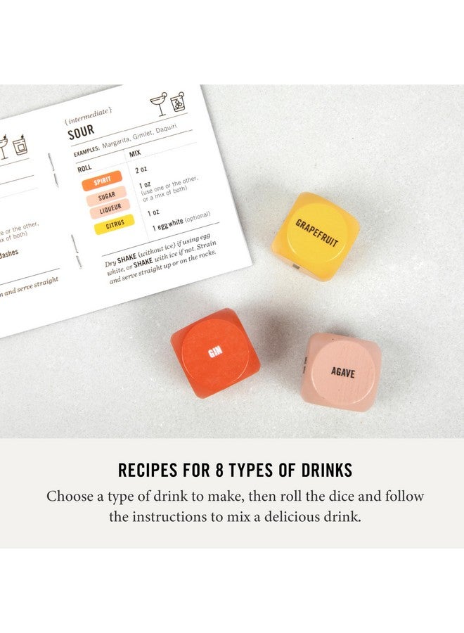 Two Tumbleweeds Mixology Dice - New Edition | Set Of 9 Dice To Inspire Craft Cocktails & Mocktails With Recipe Booklet | Unique Gift For The Kitchen Or Bar - Image 4