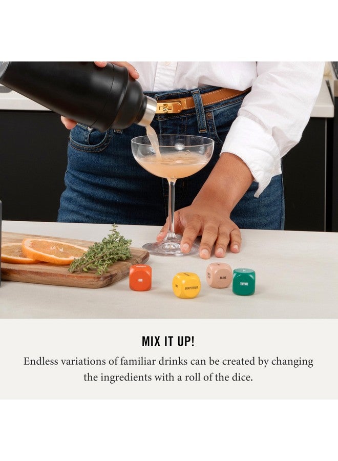 Two Tumbleweeds Mixology Dice - New Edition | Set Of 9 Dice To Inspire Craft Cocktails & Mocktails With Recipe Booklet | Unique Gift For The Kitchen Or Bar - Image 5