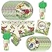 JU XIN 81PCS Bug Birthday Party Supplies TablewareInsects Party SuppliesReptile Birthday DecorationsBug Theme Party Tableware Decorations - Image 2