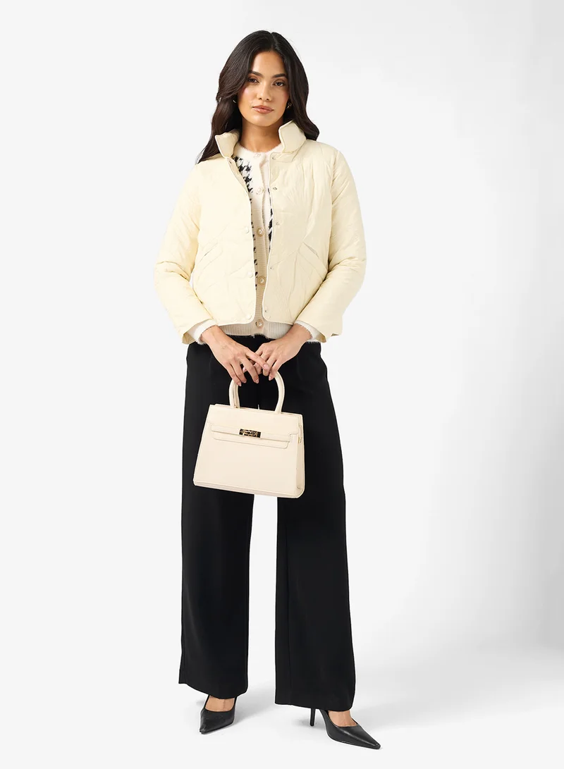 ELLA Casual Mid Length Qulited Jacket