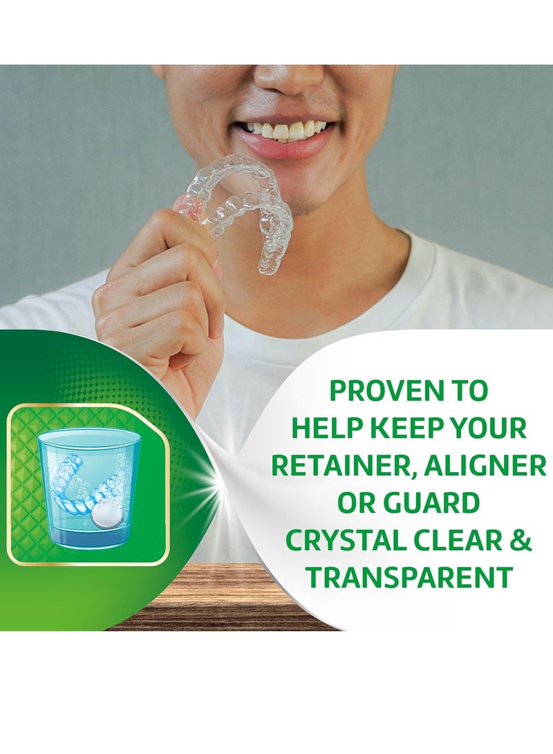 Polident Polident 3 Minute Denture Cleanser Tablets - Cleans Removable Oral Appliances, Clear Retainers, and Mouth Guards - 84 Count (Pack of 3) - Image 2