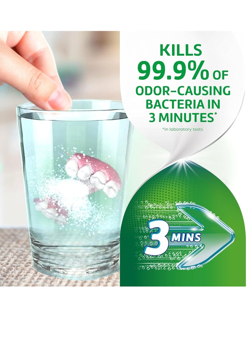 Polident Polident 3 Minute Denture Cleanser Tablets - Cleans Removable Oral Appliances, Clear Retainers, and Mouth Guards - 84 Count (Pack of 3) - Image 3