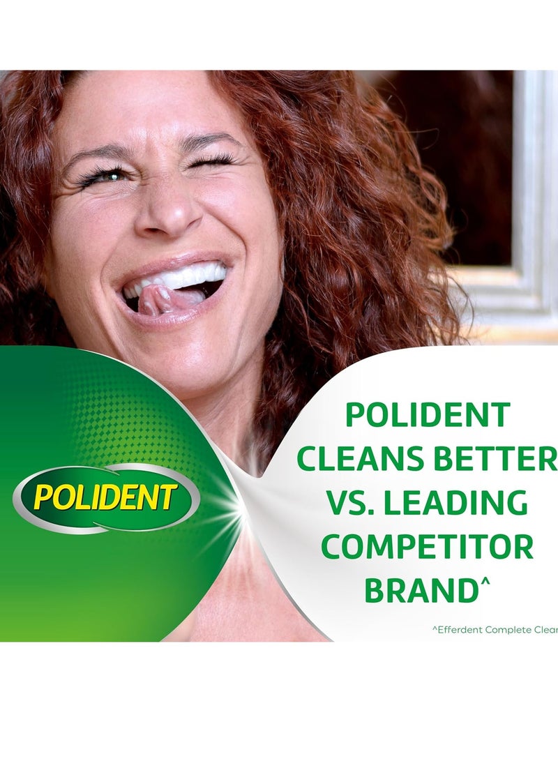 Polident Polident 3 Minute Denture Cleanser Tablets - Cleans Removable Oral Appliances, Clear Retainers, and Mouth Guards - 84 Count (Pack of 3) - Image 4