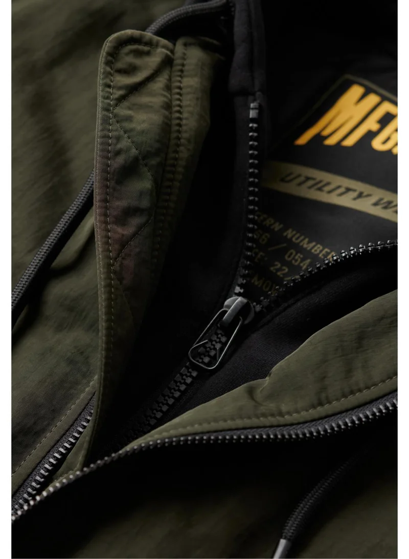 Superdry MILITARY HOODED MA1 JACKET