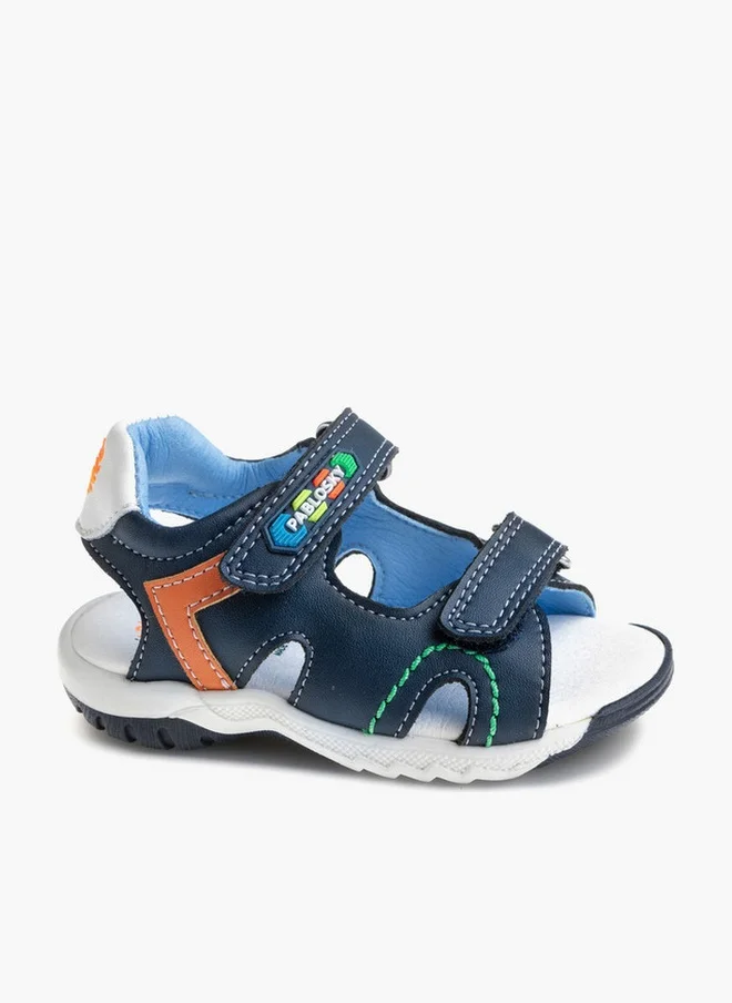 Pablosky Boys' Sandals with Hook and Loop Closure - 055820