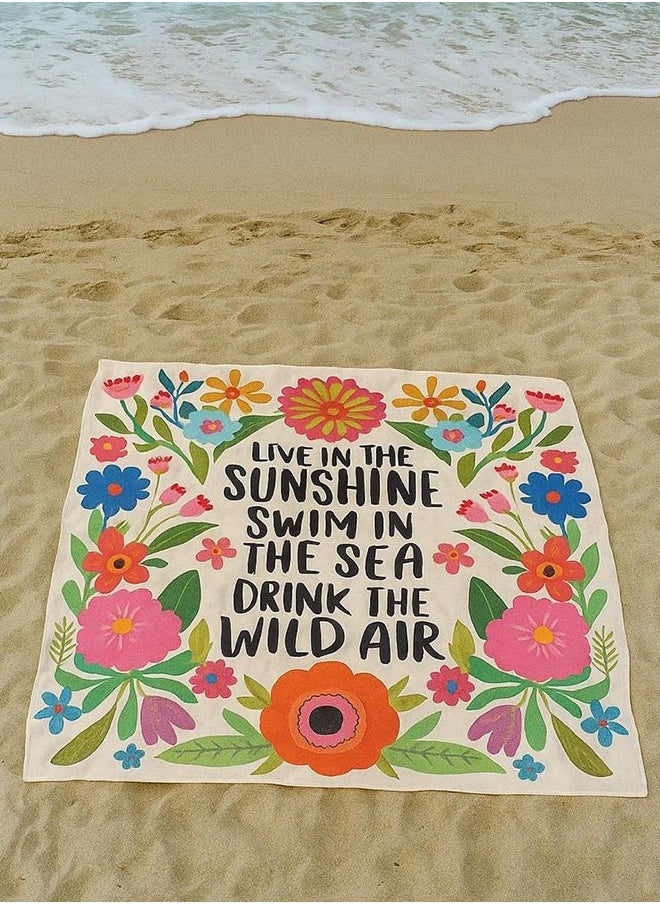 snooze Snooze Beach mat, Flora design  - Image 2