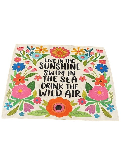 Snooze Beach mat, Flora design