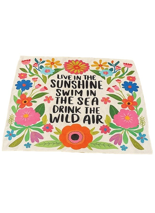 snooze Snooze Beach mat, Flora design  - Image 1