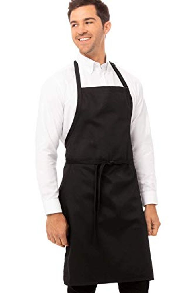 Chef Works Unisex Bib Apron without Pockets
