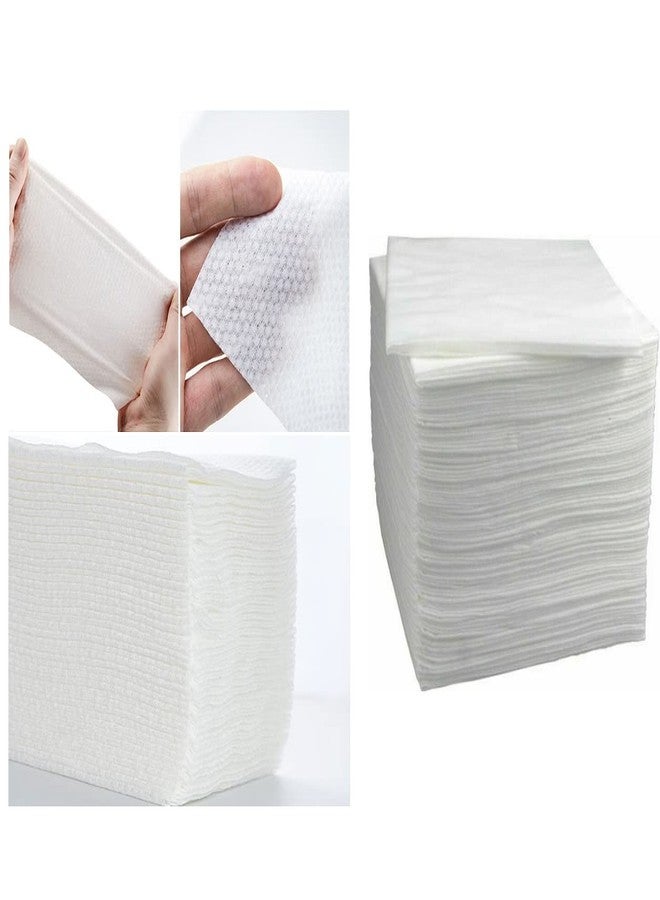RXSHOPY Disposable Non-Woven Face and Body Towel for Travel, Spa, Parlor, Massage, Makeup Removal, Beauty Care, Hair Care, Home Care, Disposable Napkin (White, Small, Pack of 10) - Image 2