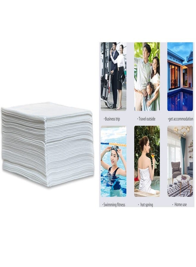 RXSHOPY Disposable Non-Woven Face and Body Towel for Travel, Spa, Parlor, Massage, Makeup Removal, Beauty Care, Hair Care, Home Care, Disposable Napkin (White, Small, Pack of 10) - Image 3