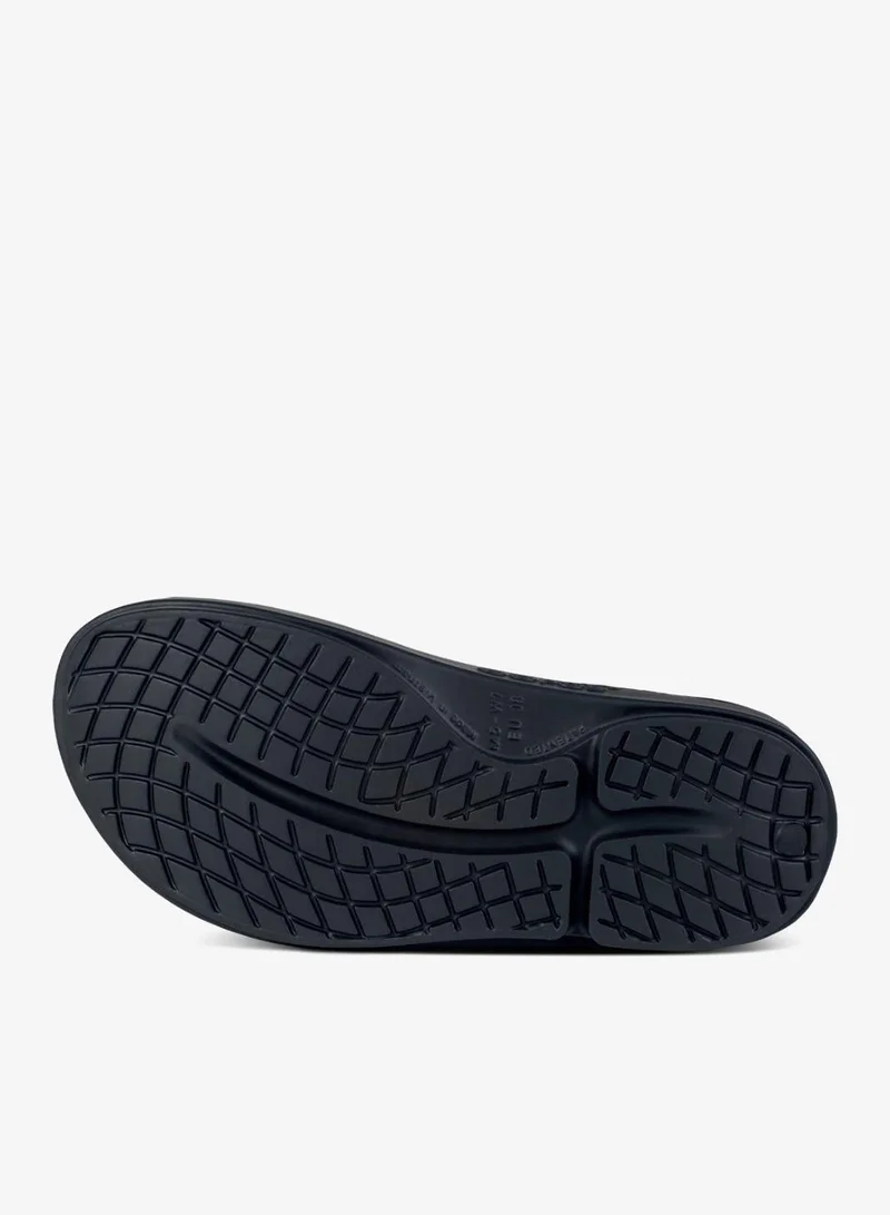 OOFOS UNISEX OOAHH SPORTS FLEX SLIDE SANDALS BLACK WATER CAMO