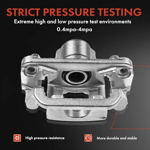 A-Premium Disc Brake Caliper Assembly with Bracket Compatible with Select Ford, Lincoln and Mazda Models - Edge/MKX 2007-2010, CX-7 2007-2012, Sport Utility - Rear Driver and Passenger Side, 2-PC Set - Image 5