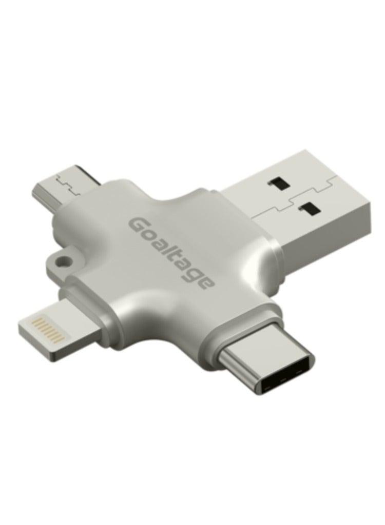 Goaltage Goaltage ADP04 MultiSync 4-in-1 OTG Adapter with Multi-Functional, Compact Design, Universal Compatibility and High-Speed Data Transfer Functionality Universal Compatibility and High-Speed Performance - Image 5