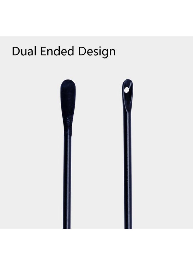 Teensery 100 Pcs Disposable Dualheaded Cotton Swab Stick Blackhead Remover Pimple Extractor Tool For Pimples Blackheads Removing For Face Nose Black  - Image 3