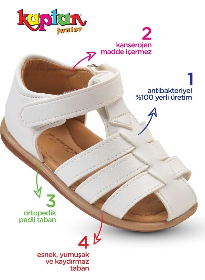 Kaptan Junior Boy Baby Shoes Ilkadım Ortopedik Imle 300  - Image 1