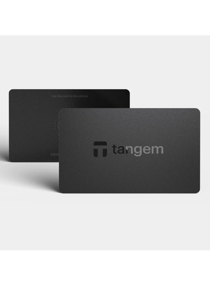 تانجم محفظة العملات الرقمية تانجيم ٢.٠ (Tangem Wallet 2.0 - طقم بطاقتين) + باقة اشتراك CryptoKIT | موزع معتمد في جی سی سی، أمان EAL6+، إعداد عبر NFC، نسخ احتياطي بدون كلمات استرداد، مقاومة للماء IP69K، تدعم iOS/Android - Image 3