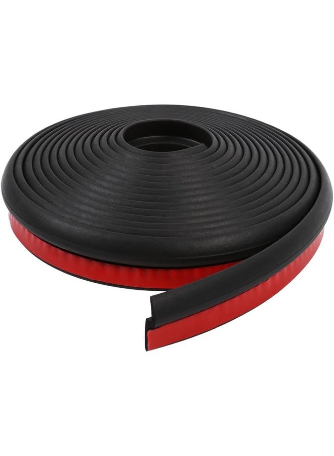 klarako Z shape 4M Universal Car Truck Motor Door Window Rubber Seal Hollow Weather Strip - Image 1