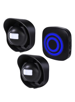 Driveway Alarm, 328 ft Long Range Wireless Driveway Alarm Weatherproof Outdoor Motion Sensor Detector Security Alert, Protect Outdoor/Indoor Property (1 Receiver and 2 Sensors-38 Chimes)