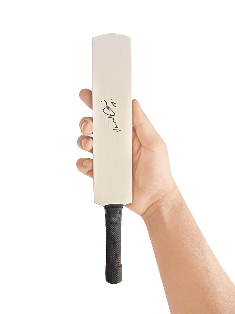 Frixan Wood Autograph Miniature Bat Virat Kohli Printed Autograph (Not Original) for Show Piece and Gift Purpose (They Can't be Used for Paying Cricket) - Image 2