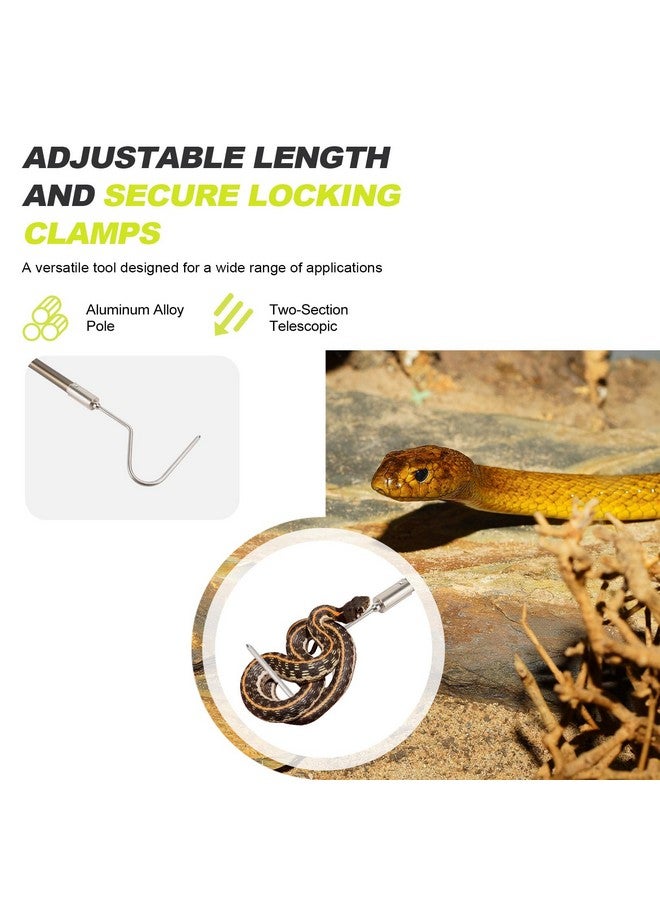 Smarkey Smarkey Snake Catcher Grabber Hook Handling Tool for Rattlesnake Copperhead Python Catching Control Moving Capture Remove Trapping Feeding  - Image 3
