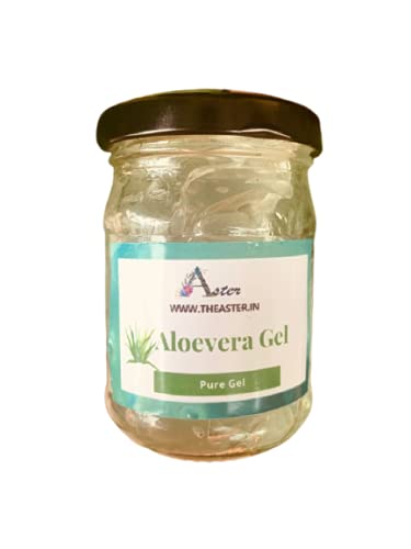 Aster Pure Aloevera Gel100 GMS  100 Pure Natural Gel  Great for Skin Face Acne Scars Hair Moisturizer  Dark Circles  No Parabens and sulphate All skin type - Image 1