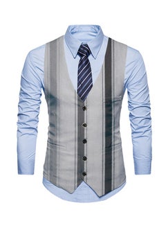 KUYING New Fashionable Personalized Printed Men's Suit Vest  - Image 1