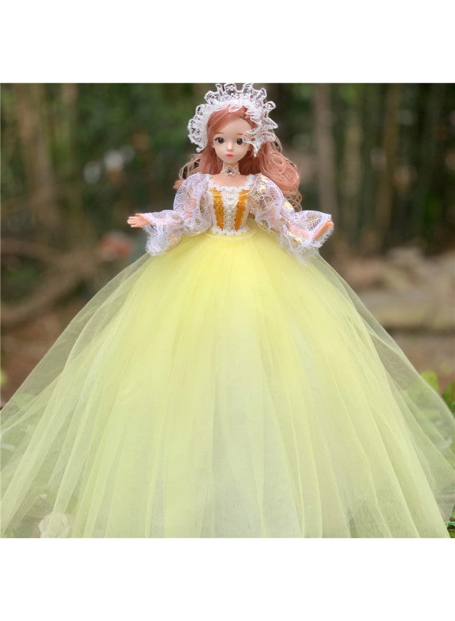 Large Douluo Mainland Small Dance Zhu Zhu Zhu Innocent Aloes Children's Girl Toy Doll Princess Manufacturers Wholesale-Color:Court Yellow - Image 1