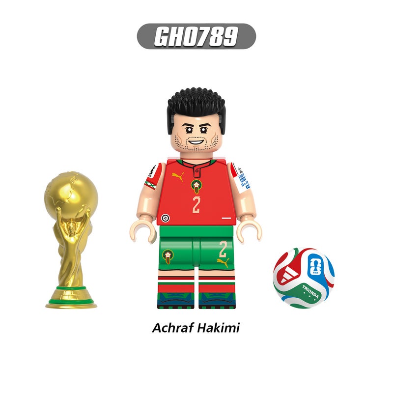 مجموعة مكعبات بناء كأس العالم لكرة القدم (100-200 قطعة) - Image 4