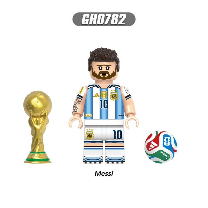مجموعة مكعبات بناء كأس العالم لكرة القدم (100-200 قطعة) - Image 5