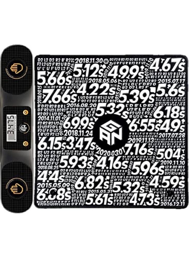 GANCUBE GAN Cube Smart Timer & Mat Set Black Colour - Image 1