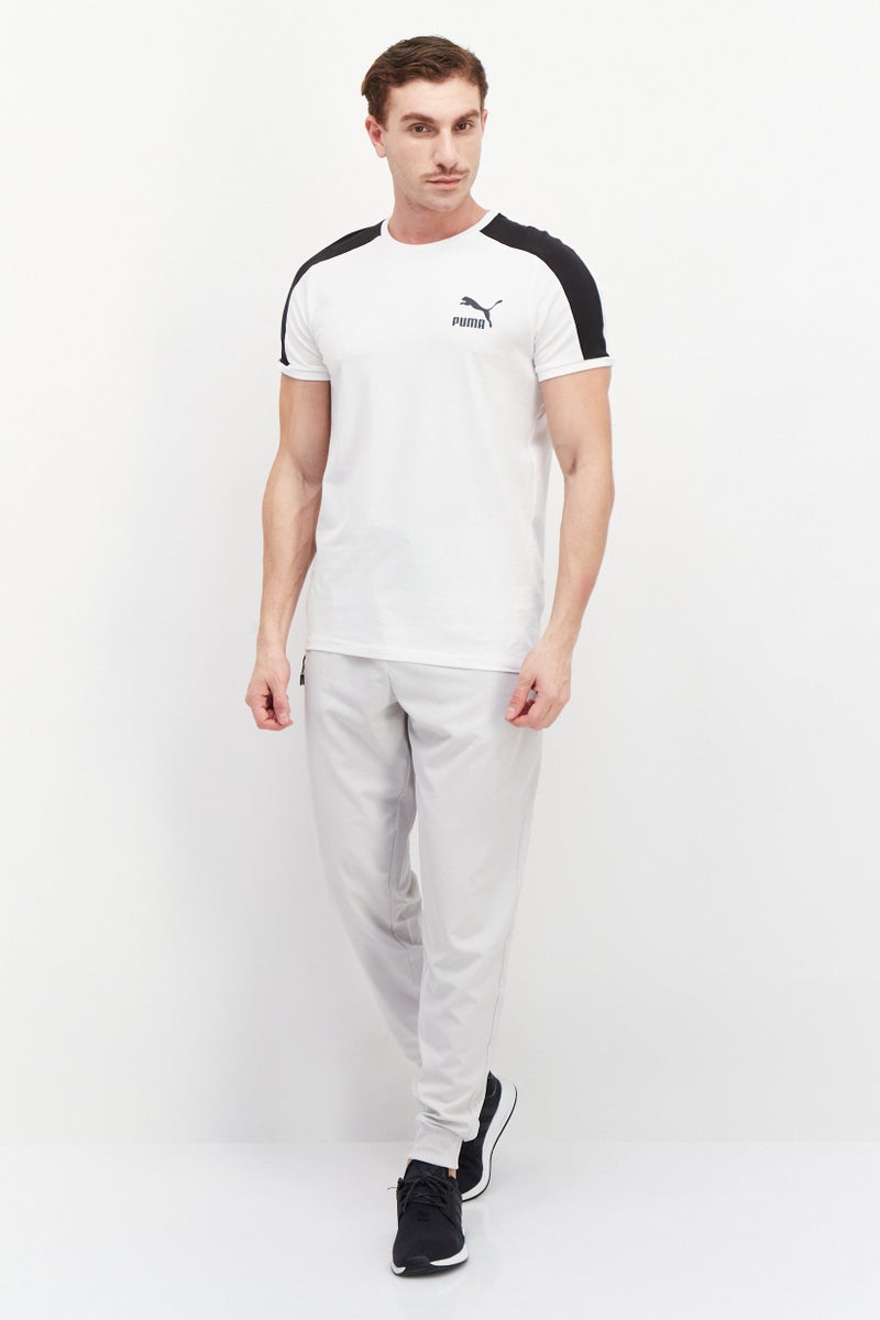 PUMA Men Sportswear Fit Short Sleeve Training T-Shirt, White/Black - Image 3