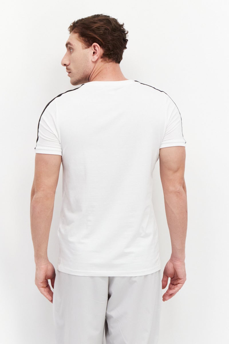 PUMA Men Sportswear Fit Short Sleeve Training T-Shirt, White/Black - Image 4