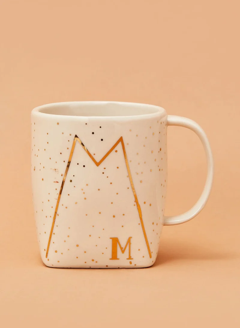 Anthropologie Home Initial M Mug