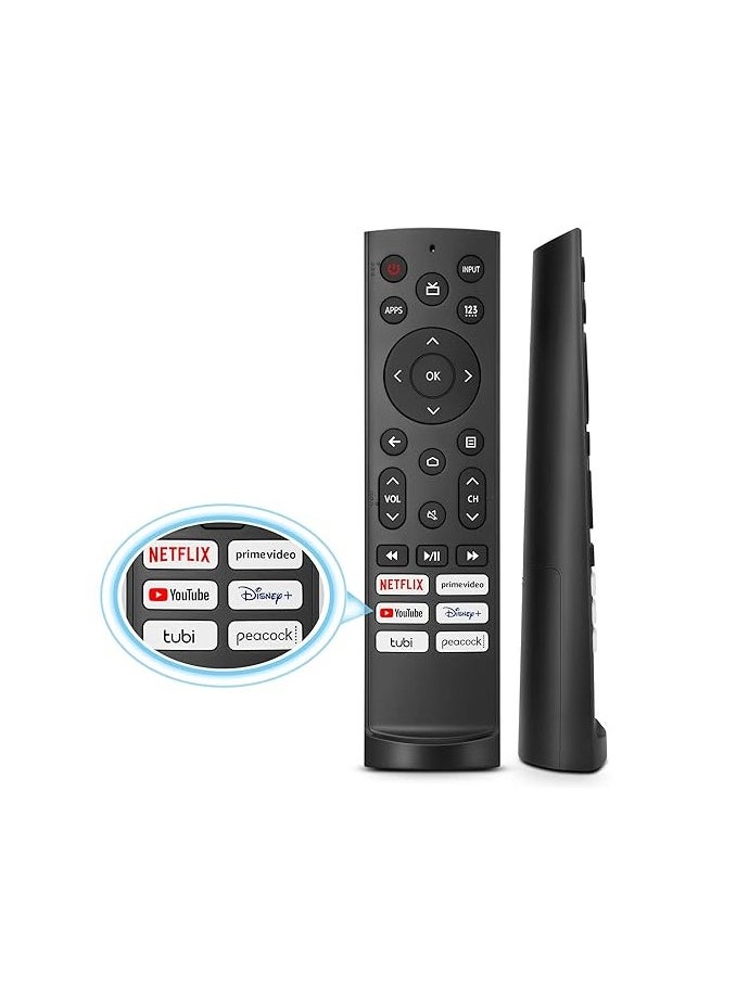Hisense - placement Remote Control for Hisense Android/Laser/VIDAA TVs, ERF3A90 for Hisense UHD 4K ULED Google TVs - Image 1
