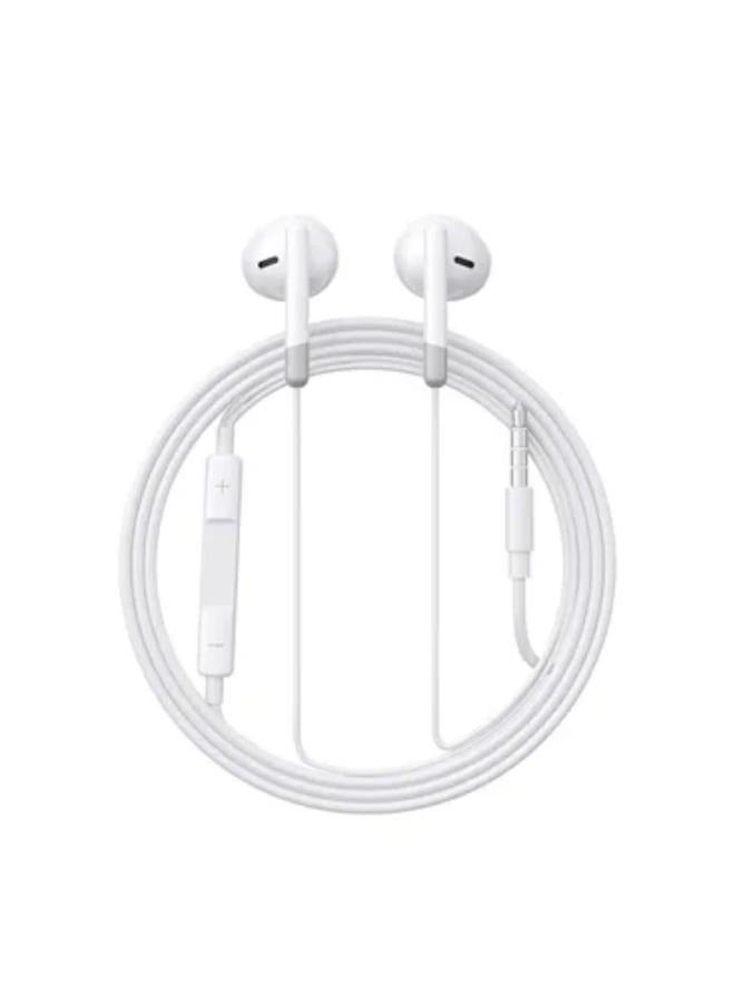 Joyroom Wired In-Ear Earphone, White - JR-EW01 Guaranteed by Agent Trust - Image 1