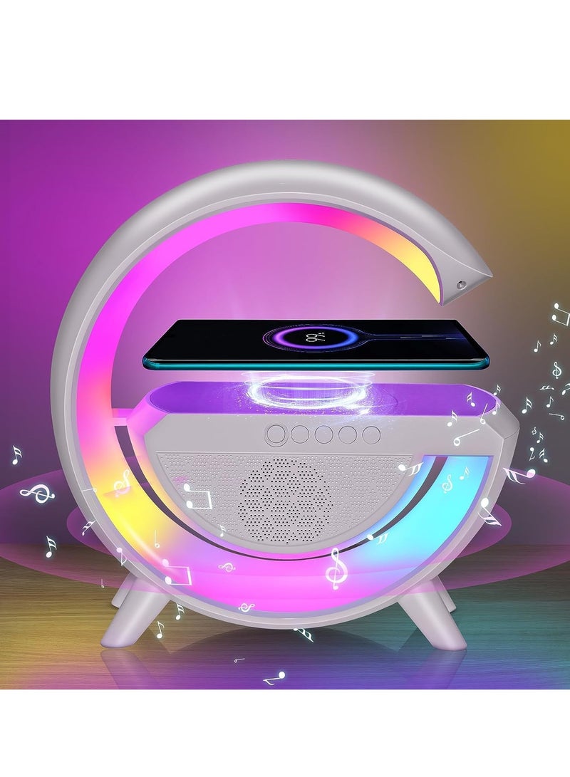 GENNEXT Bluetooth LED Wireless Charging Speaker - Image 1