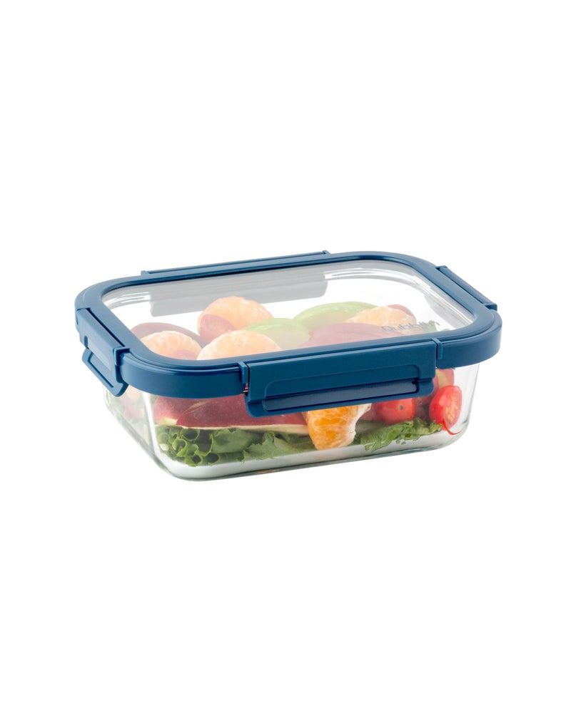 DUBBLIN Keep In Glass Borosilicate Glass Container 1040ml - Rectangular, Clear | Oven, Freezer & Microwave Safe Storage Solution (1 Piece) - Image 1