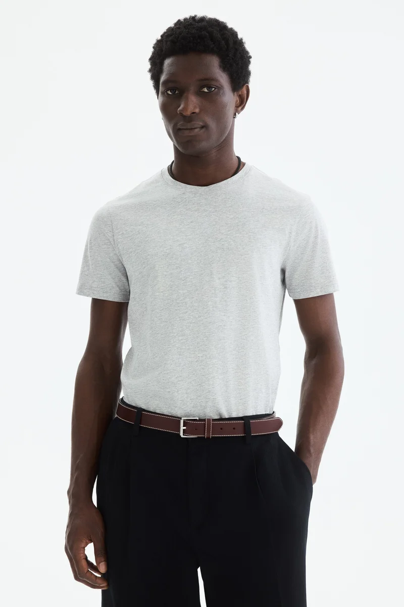 Slim Fit Pima cotton T-shirt